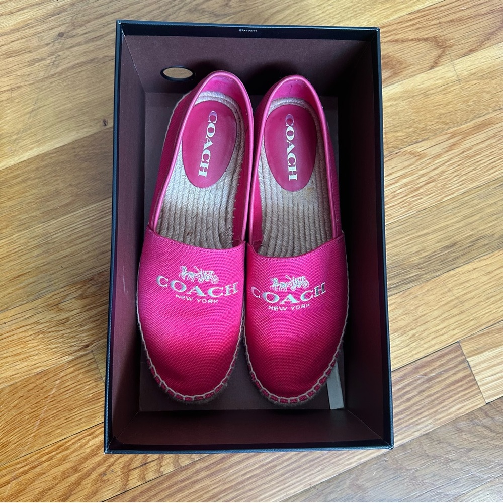 Coach Women's Pink Espadrilles